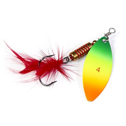 Блесна вращающаяся Lucky John SPIN X LONG №04, вес 9.0 г, цвет FT