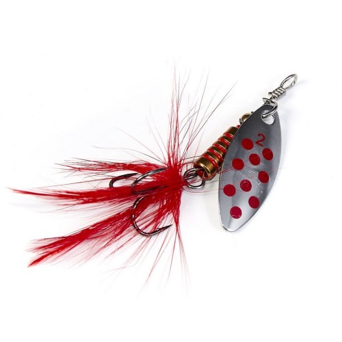 Блесна вращающаяся Lucky John SPIN X LONG №02, вес 4.0 г, цвет SR