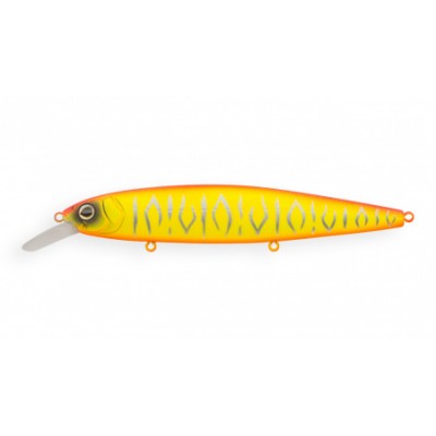 Воблер Минноу Strike Pro Bold 110SP, 110 мм, 15,4 гр, Загл. 0,8м.-1,5м., Нейтральный, цвет: A221S Brick Mat Tiger, (EG-191A-SP#A221S)