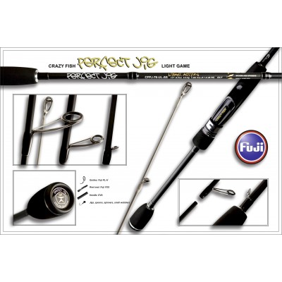 Спиннинг Crazy Fish Perfect JIG CFPJ-72-L-T 2.20m 2-10gr