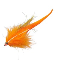 Приманка рыболовная мягкая Джиг-стример, 18см, 3гр, цв. оранжевый