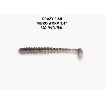 Vibro worm 3.4" 13-85-10d-6