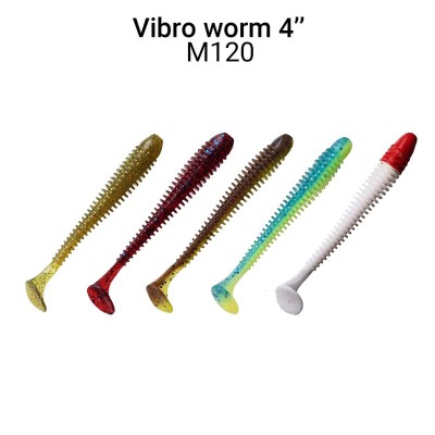 Vibro Worm 4" 75-100-120-6