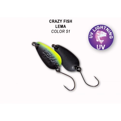 Блесна Crazy Fish Lema 1.6 г #51