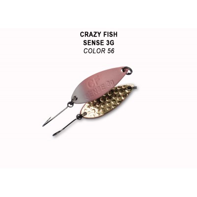 Блесна Crazy Fish Sense 3 г # 56