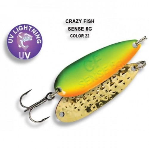 Блесна Crazy Fish Sense 6 г #22