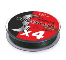Шнур плетеный Nautilus CrossBlade X4 Green d-0.20 10.0кг 22lb 150м