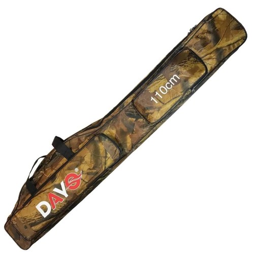 Чехол для удочек DAYO 130 см, мягкий, 2 отделения, цв. коричневый лес