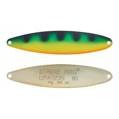 Блесна колеблющаяся Strike Pro Dragon Treble 80M, 80 мм, 18 гр, Тройник, (ST-07F#A45E-GP)