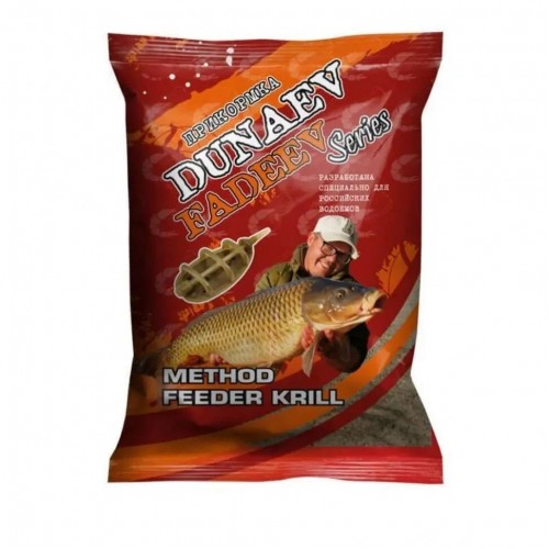 Прикормка DUNAEV-FADEEV 1кг Method Feeder Krill