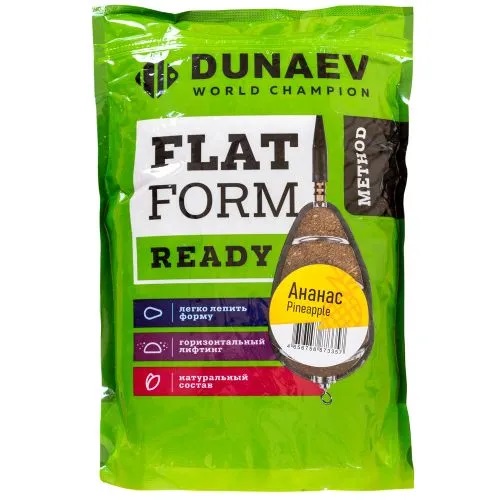 Прикормка Dunaev Flat Feeder Ready 1 кг Ананас