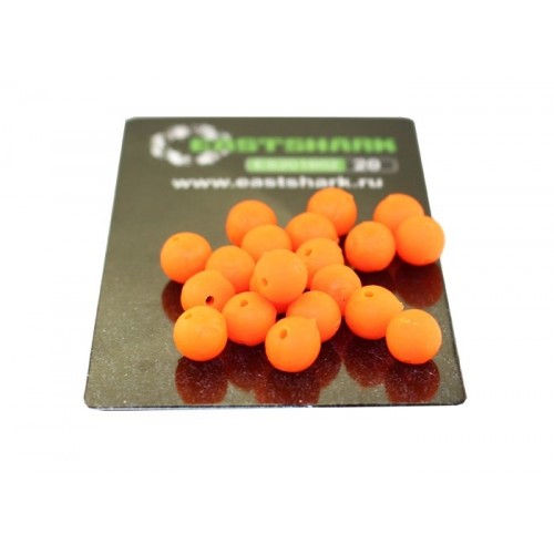 Силиконовая бусинка оранжевая d10 ES20161002