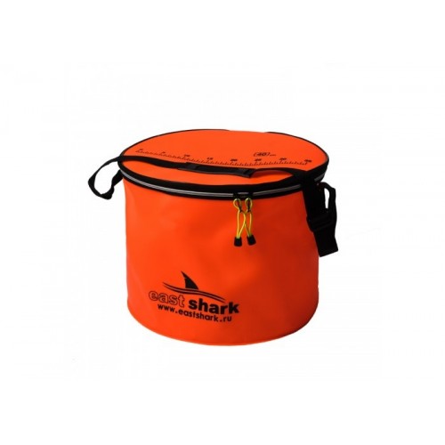 Ведро для замеса прикормки круглое оранж. D 40