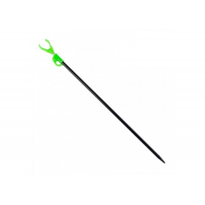 Подставка под удочку металлическая чёрная с зажимом 1.5 м