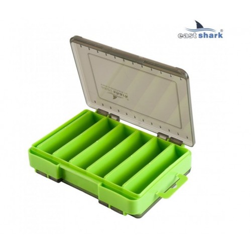 Коробка для приманок EastShark ZP-0068 двухсторонняя 14х11х3 см