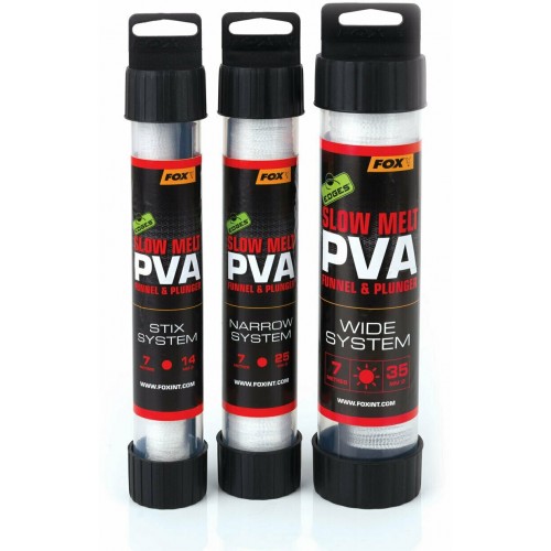 FOX медленно растворимая ПВА-система с плунжером EDGES 7м 14мм