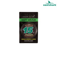 Поводковый материал EastShark мягкий SOLID GREEN CAMO 15 LB