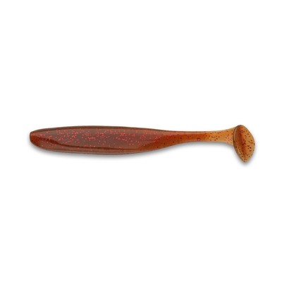 Приманка силиконовая Keitech Easy Shiner 4" PAL #07 Motor Oil Red Flake