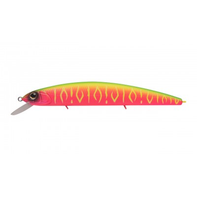 Воблер Минноу Strike Pro Montero 90SP, 90 мм, 8,6 гр, Загл. 0,8м.-1,2м., Нейтральный, цвет: A230S Watermelon Mat Tiger, (EG-190A-SP#A230S)