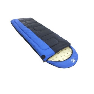 Спальный мешок Balmax Alaska Expert series 250х90 см с подголовником (-15°С) Синий