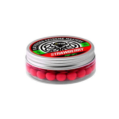 Плавающие бойлы FFEM Pop-Up Strawberry/Клубника 10mm 