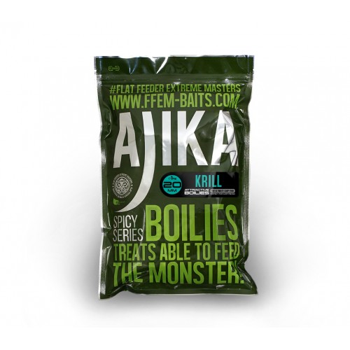 Бойлы тонущие FFEM Ajika Boilies Krill/Kриль 20mm 1кг