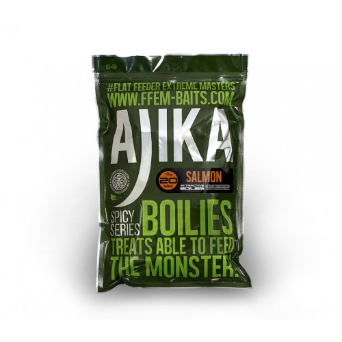 Бойлы тонущие FFEM Ajika Boilies Salmon/Лосось 20mm 1кг