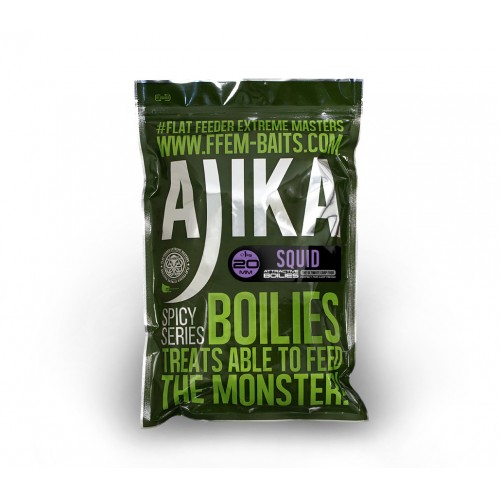 Бойлы тонущие FFEM Ajika Boilies Squid/Кальмар 20mm 1кг