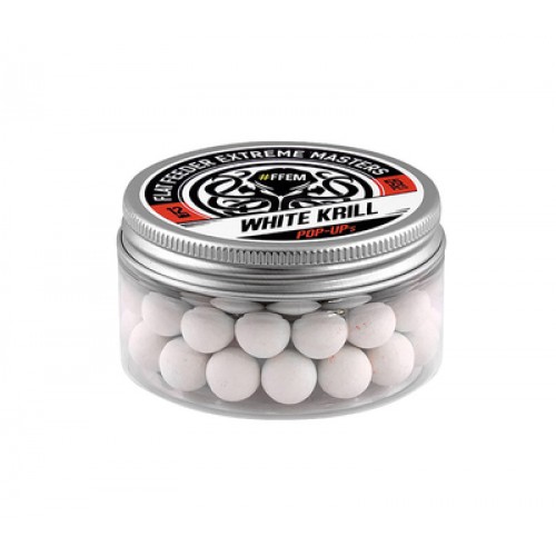 Плавающие бойлы FFEM Pop-Up White Krill/Белый Криль 12mm