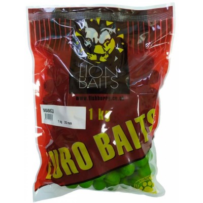 Бойлы тонущие LION BAITS серии EURO BAITS 20 мм Mango/Манго 1 кг
