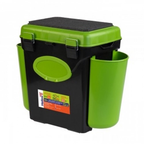 Ящик FishBox односекционный 10л зеленый Helios