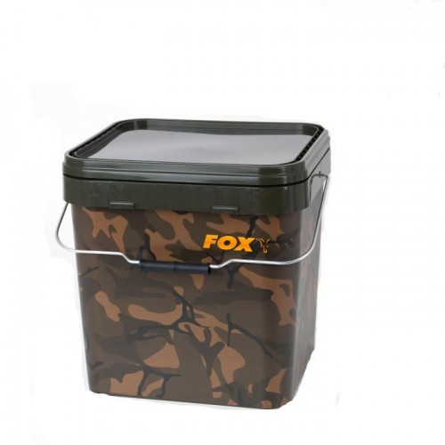 Ведро с крышкой FOX Camo square bucket 17л