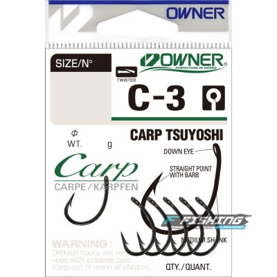 Крючок Owner Carp Tsuyosni BC №4 6шт