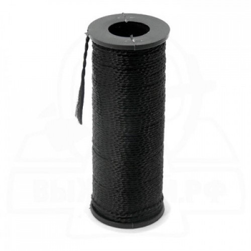 Нить в катушках черная
