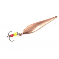 Блесна вертикальная Яман Идеальная с тройником,размер 40 мм, вес 4,5 г, цвет медь