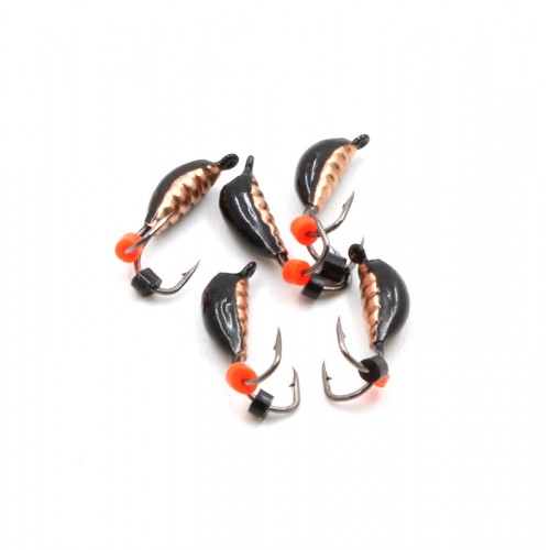 Мормышка вольфрамовая Овсинка коза, вес 0,40 гр., цв. медь