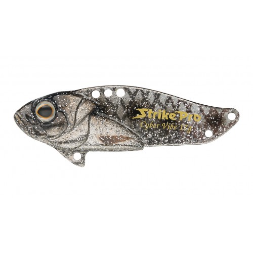 Блесна-Цикада Strike Pro Cyber Vibe 45, 45 мм, 9,1 гр, цвет: Silver Spotted Bullhead, (JG-005C#A249F)