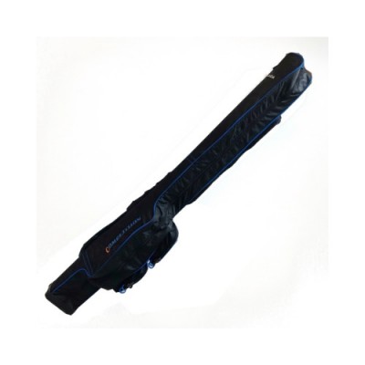 Чехол для удилищ Kaida RB01-1 170см с двумя боксами под катушки (Кофр жесткий + 2 коробки)