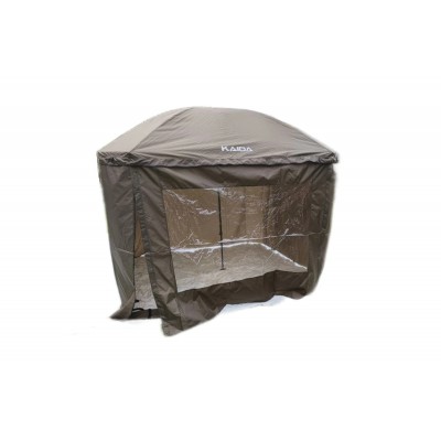 Зонт-палатка с тентом Kaida SF04-30, зеленый (2,8*2,8*2,2м) короткое тройное сложение