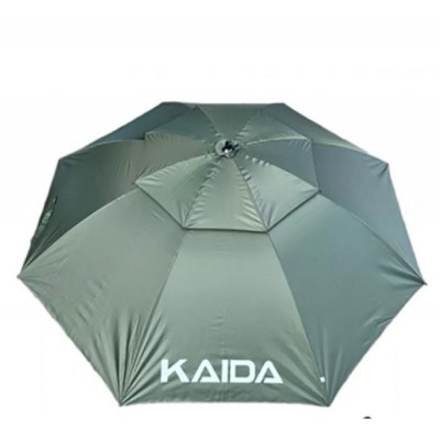 Зонт рыболовный Kaida SU02-260 с боковым наклоном, цвет- зеленый армейский 260см