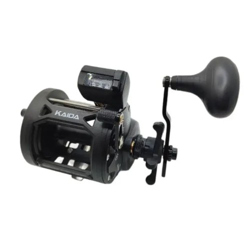 Катушка мультипликаторная Kaida TEC-30R, 3.8:1 со счетчиком (под правую руку)