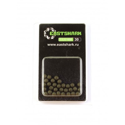 Силиконовая бусинка черная d5 ES201606