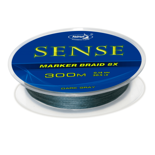 Маркерный шнур Katran Marker Braid Sense  300м 9,3кг/0,14мм (Серый)