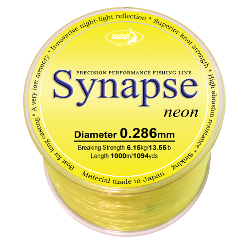 Леска Katran SYNAPSE NEON 0,286мм 1000 м
