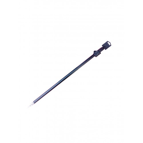 Подставка под сигнализатор с буром и зажимом 1,2 м толстая