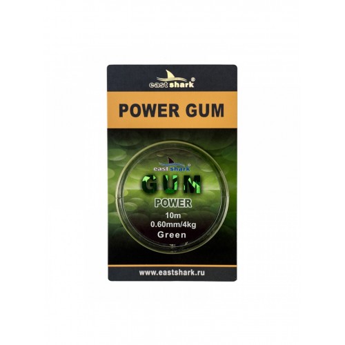 Фидергам для фидера POWER GUM green 10 м 0,6 мм