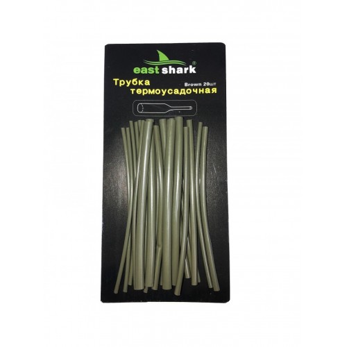 Термоусадочная трубка в наборе 80 мм зеленая (20шт/уп.)