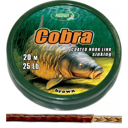 Поводковый материал Katran COBRA 25Lb 20м в оболочке