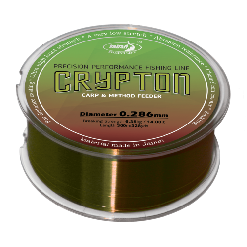 Леска Katran Crypton Carp & method feeder 300м 0,215мм (Хамелеон)