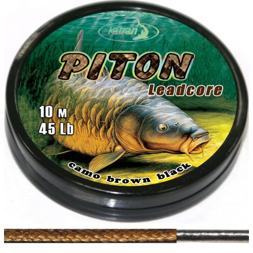 Лидкор Katran PITON 45Lb 10м камуфляж коричневый